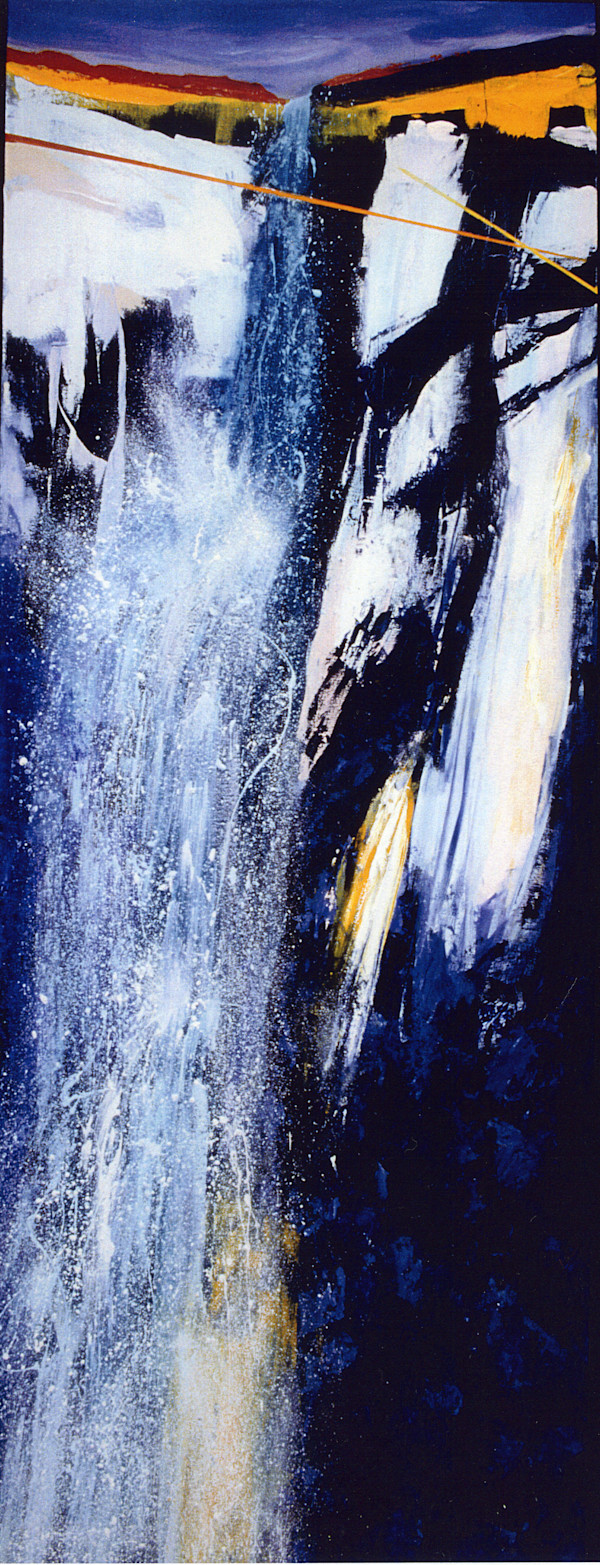 Winter Bridal Falls by The Estate of Don Blaisdell