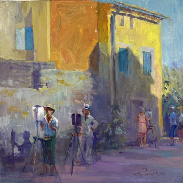 Artists Painting in France by Linda Richichi