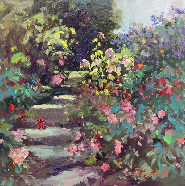 Rose Garden path by Linda Richichi