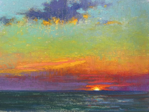 Burning Sunset by Linda Richichi