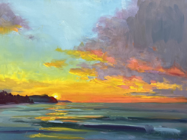 Sunset Coloring by Linda Richichi