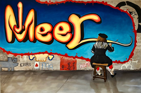 Street Artist Vermeer by Philippe Walker