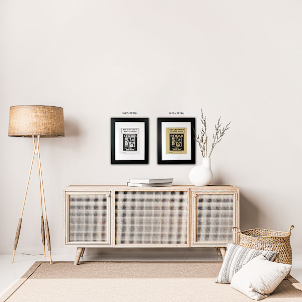 Beatles - Let It Be (2 Prints) (AI Room View) by Daniel Albers