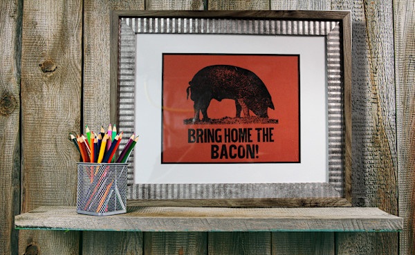 Bring Home The Bacon (Print) by Daniel Albers
