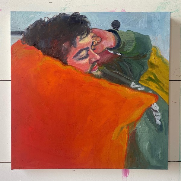 Orange Pillow by Lauren Karjala