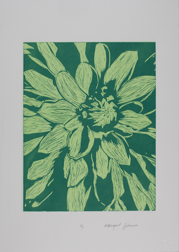Dahlia V by Margaret Galvin Johnson