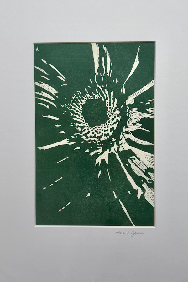 Evergreen Gerbera Daisy by Margaret Galvin Johnson