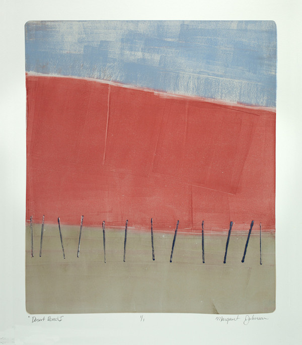 Desert Road I by Margaret Galvin Johnson