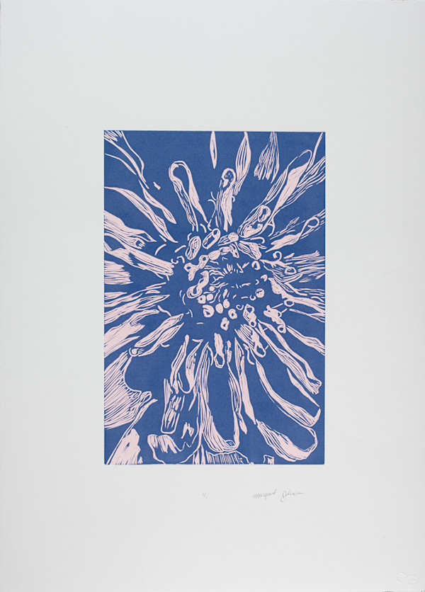 Purple Mum I by Margaret Galvin Johnson