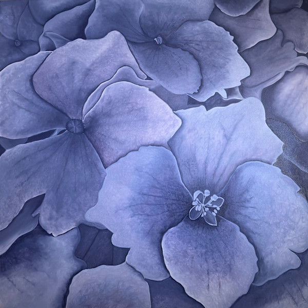 Purple Hydrangea by Margaret Galvin Johnson, Image 1.