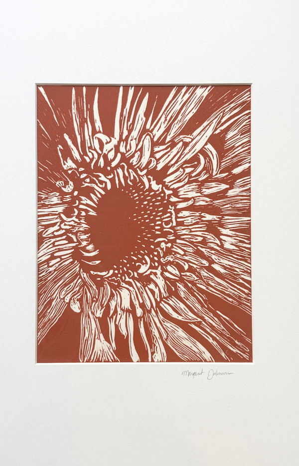Red Chrysanthemum by Margaret Galvin Johnson