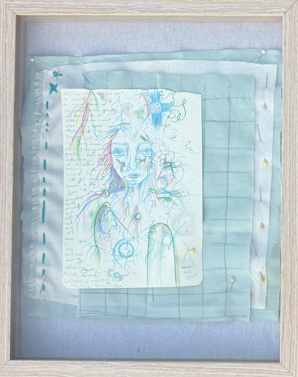details in the fabric, a stubborn soul trying to make gumdrops of lemon oh so bitter and so sweet by Nicole Sylvia Javorsky