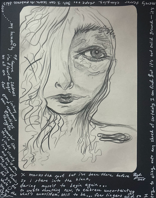 x marks the spot but i’ve been there before so i stare into the blank, daring myself to begin again by Nicole Sylvia Javorsky, Image 1.