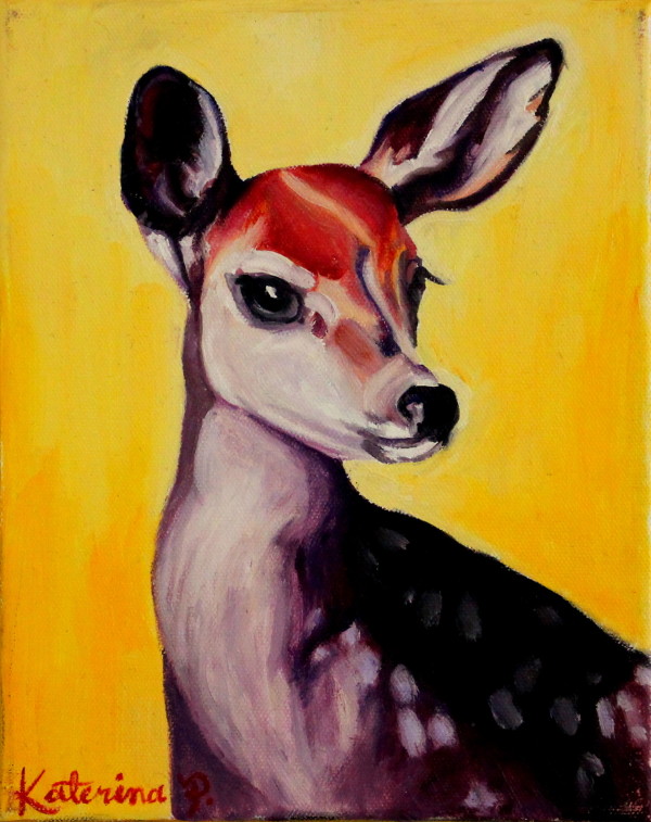 Deer Fawn by Katerina Pravda