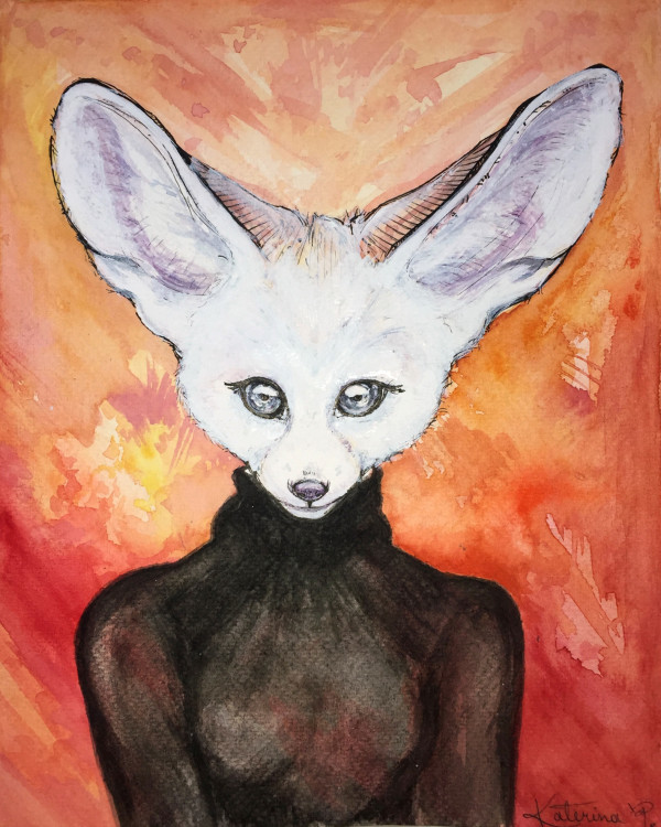 Fennec Fox by Katerina 