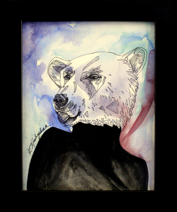 Vulnerable Polar Bear by Katerina 