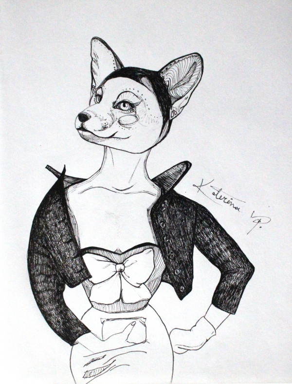 She's One Foxy Lady! by Katerina 