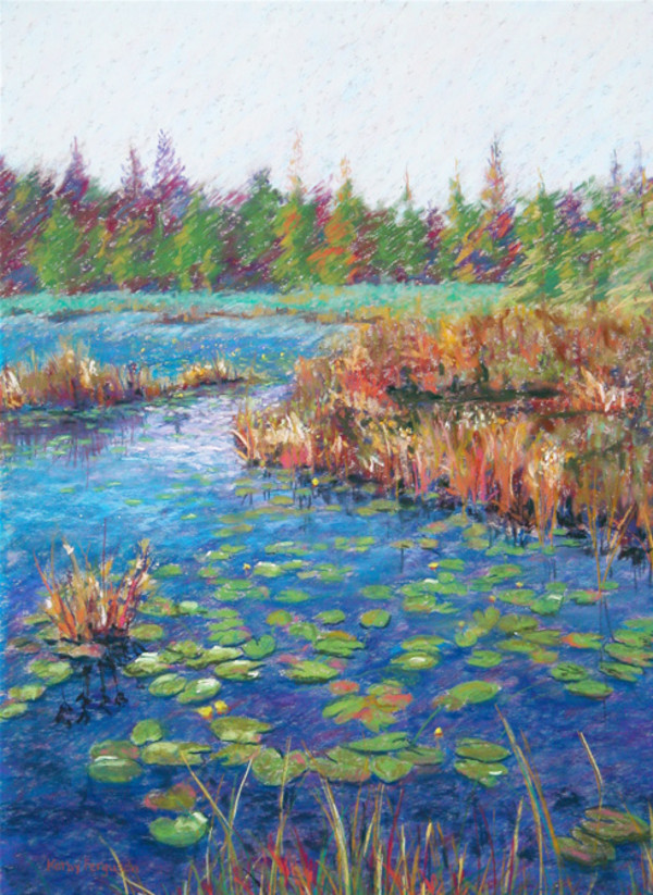 Lily Pad Lake by Kathy Ferguson