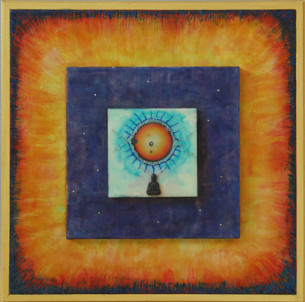 Cosmic Eye Buddha by Debbie Mathew