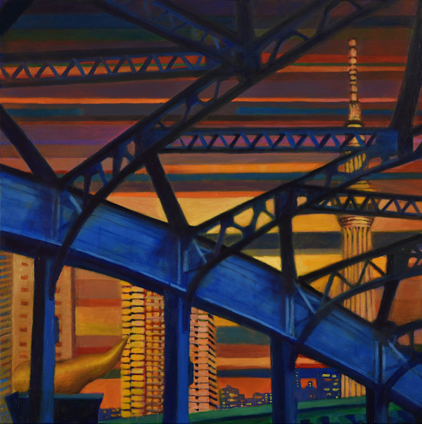 Le bleu s'incline au crépuscule by Twose David, Image 1.