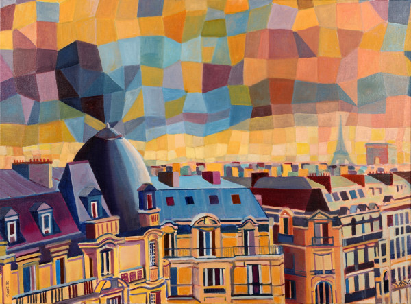 Reflection Of Paris by Twose David