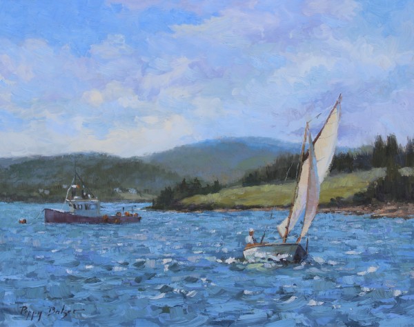 Afternoon Sail in the Bay by Poppy Balser