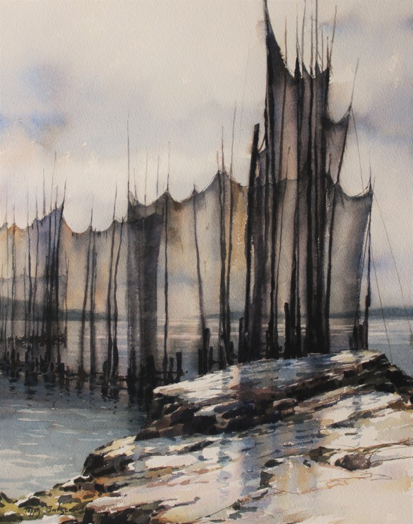 Weir After Rain by Poppy Balser