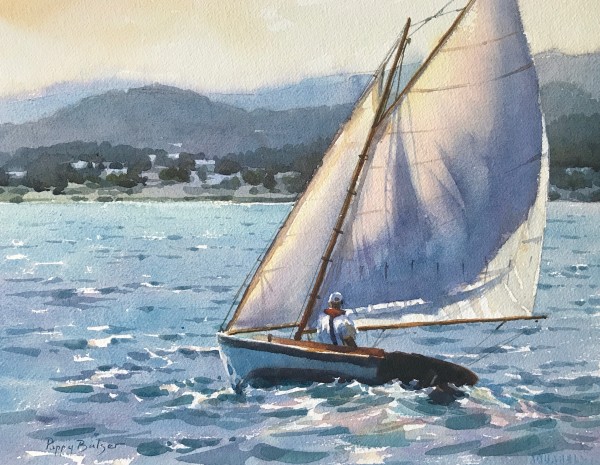 Sailing Along the Maine Shore by Poppy Balser