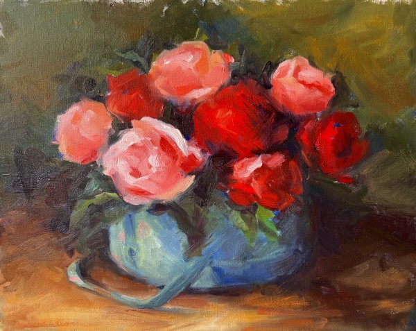 Red Roses by Julia Solazzo Art
