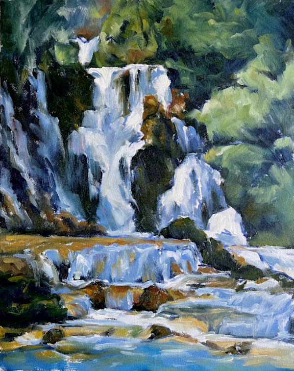 LUSH WATERFALLS by Julia Solazzo Art