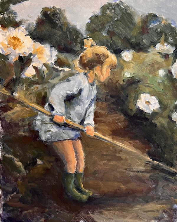 TENDING TO THE GARDEN by Julia Solazzo Art