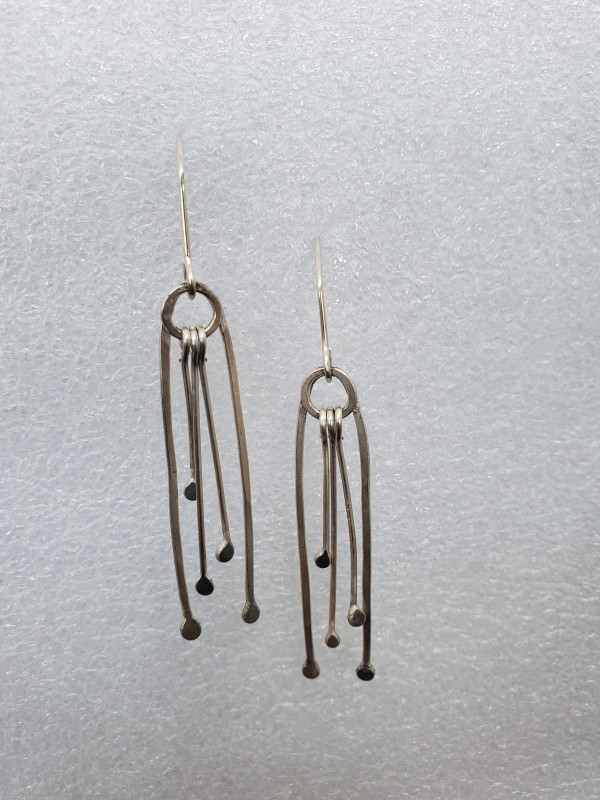 Silver Dangle Earrings by Joyce Watts Coolidge
