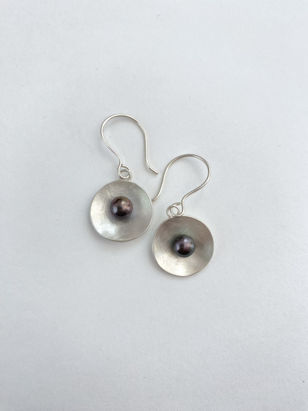 Nest Pearl Earrings by Clare Clum