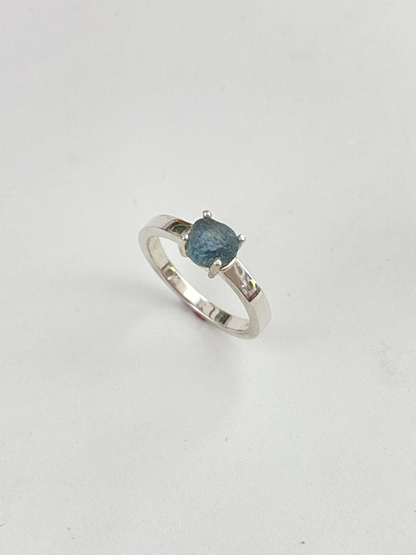 Blue Montana Sapphire Ring by Clare Clum
