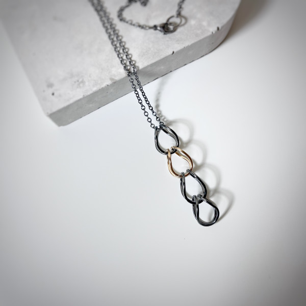 Foxtail Pendant Necklace by Caroline Davis