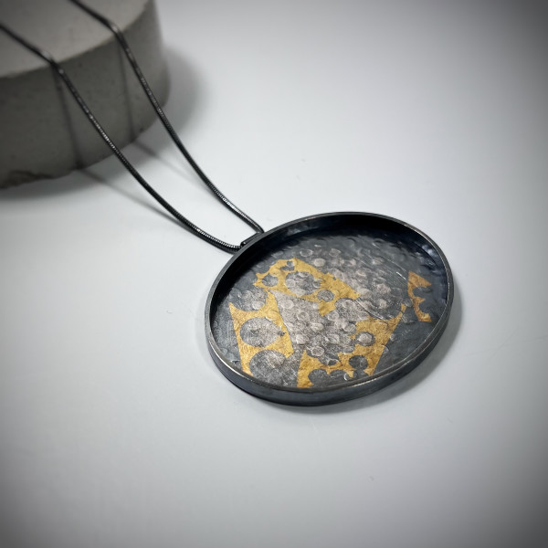Circle Dot Necklace by Caroline Davis