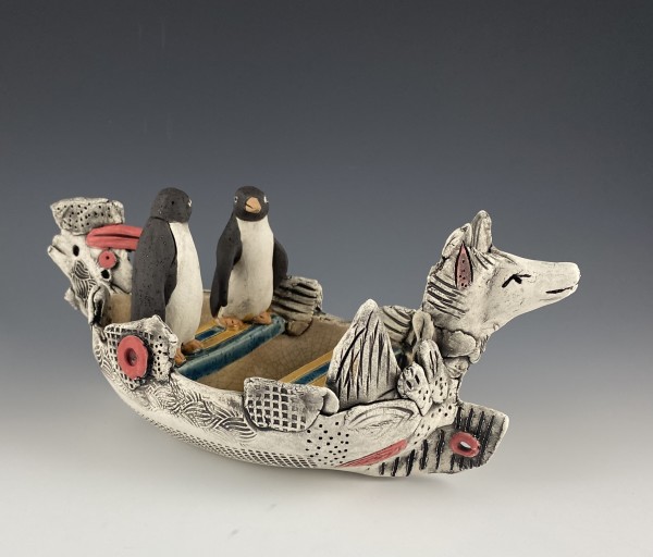 Penguin Boat by Wendy Anderson