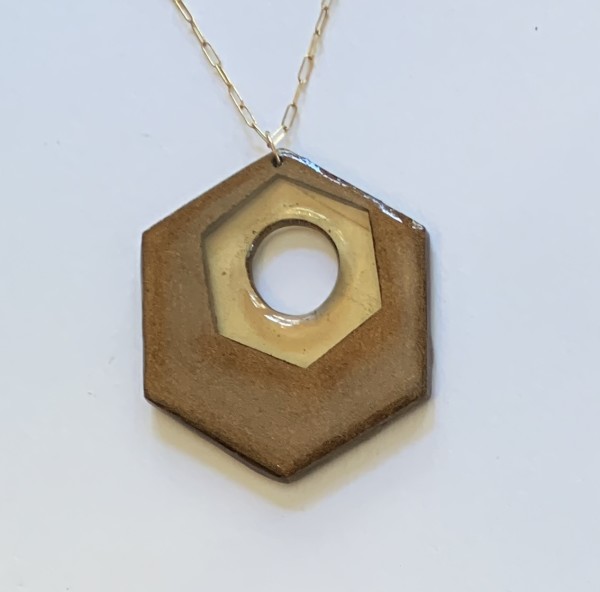 Six-Sided Hole in the Middle Necklace by Paul Guillemette