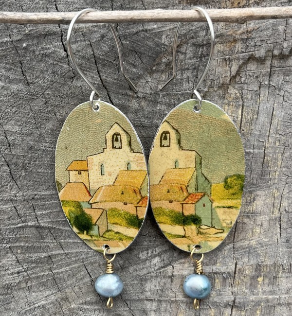 Reconstructed Tin Earrings by Chris Horner