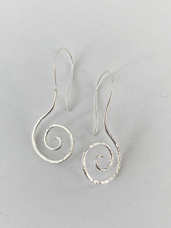 Spiral Galaxy Earrings by Clare Clum