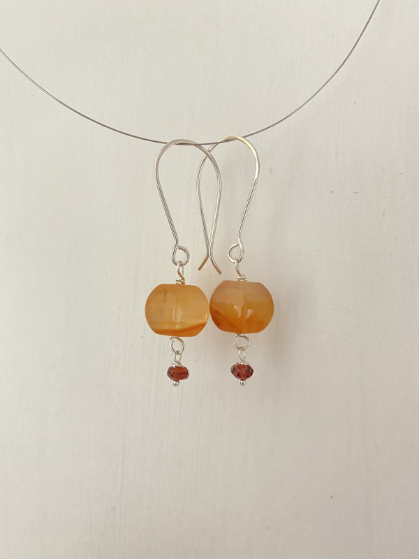 Paper Lantern Earrings by Clare Clum