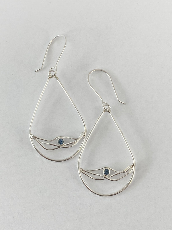 River Flow earrings by Clare Clum