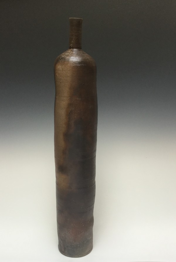 Very Tall Woodfired Bottle  by Gregg Edelen