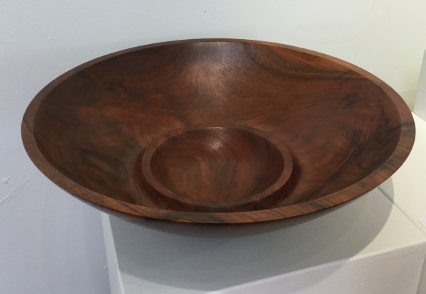 Walnut Double Bowl by John Andrew