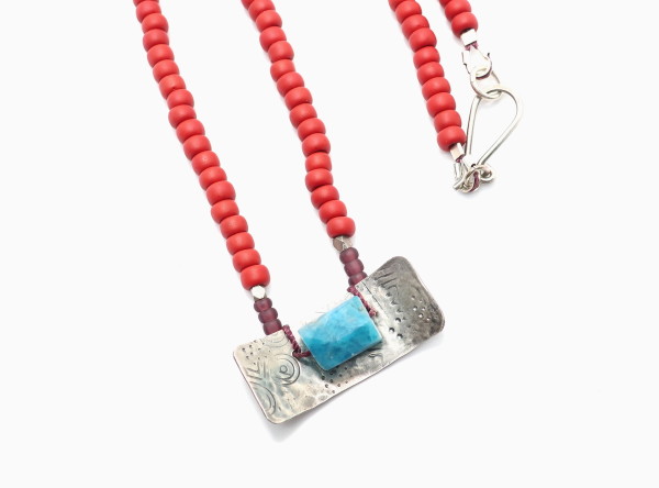 Apatite Necklace by Laurel Nathanson