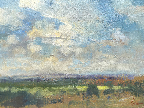 The View out Back in Springtime by Lamya Deeb, Image 1.