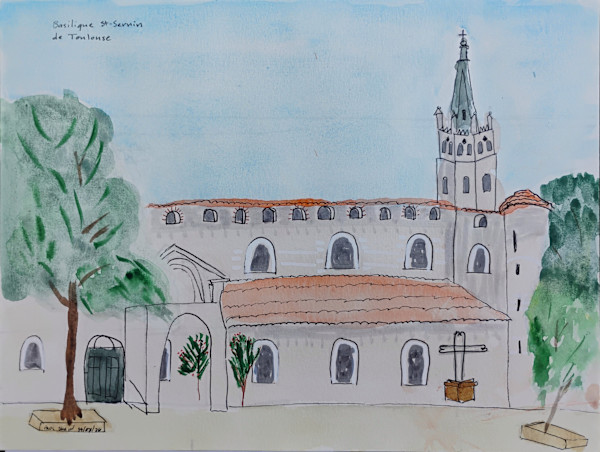 Basilique Saint-Sernin, Toulouse by Paul Shain, Image 1.