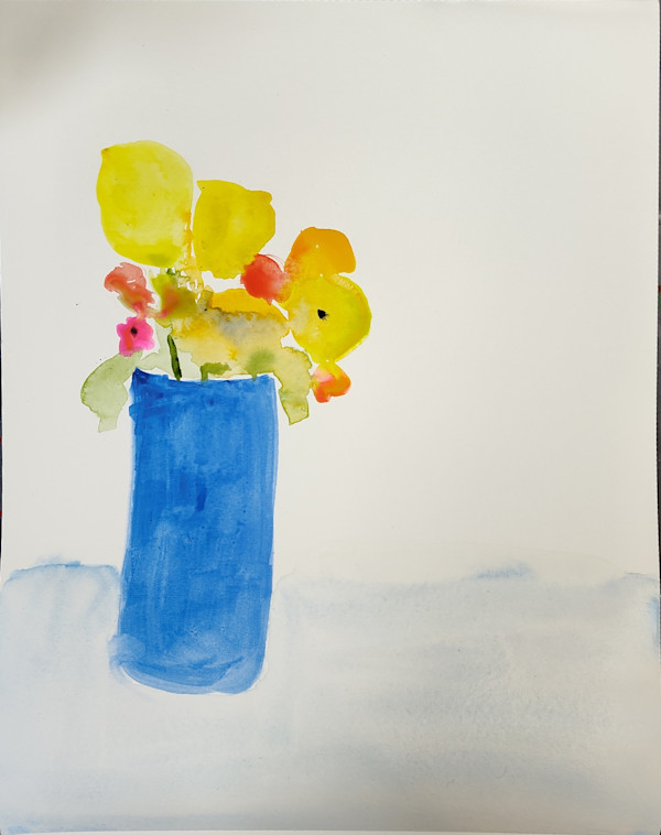 Vase with Flowers by Paul Shain