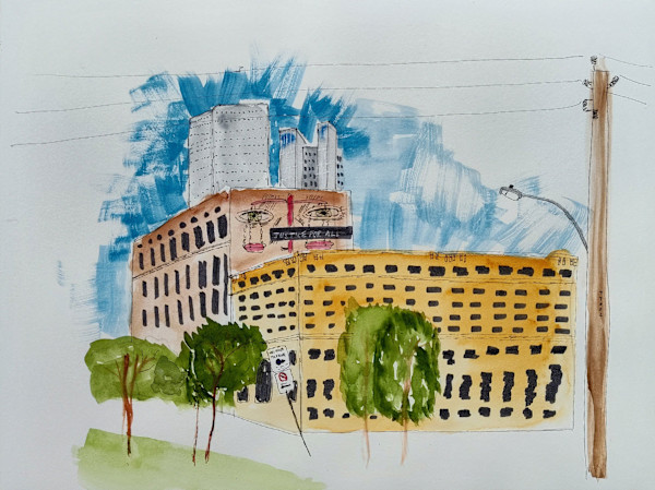 The Franklin Lofts & The Harris County DA Building by Paul Shain