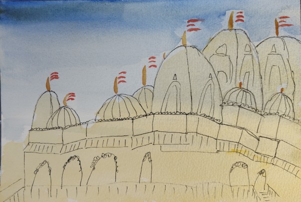 BAPS Mandir by Paul Shain